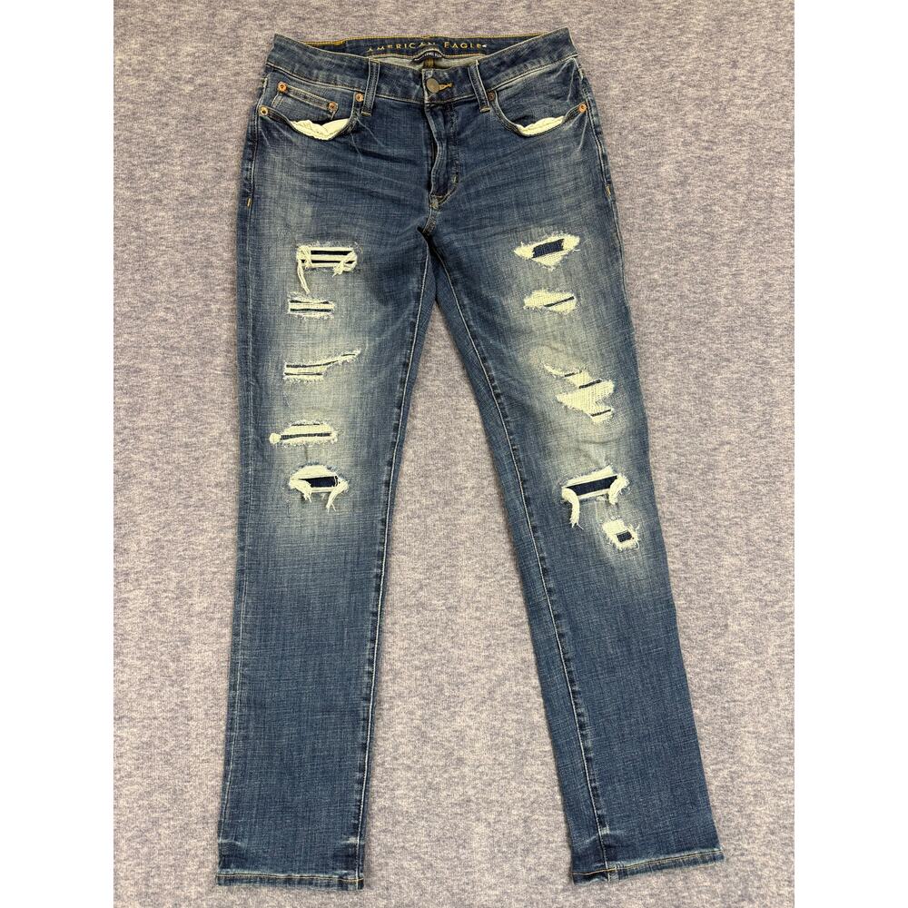 American Eagle AE Ne(x)t Level Fleek Jeans Men's Dark Wash Size 31x32